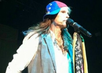 El líder y vocalista de la banda de rock Aerosmith Steven Tyler
