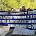 Desde las 8 am, los empleados de la empresa estatal, protestaron en la panamericana