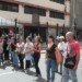 Trancaron por 30 minutos la avenida Bolívar de Los Teques exigiendo respuesta a la alcaldía.