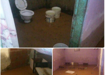 La comunidad  fue fechada por el agua