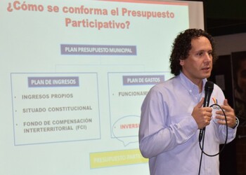Garcés encabezó la discusión del presupuesto