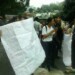 Al lugar se trasladaron representantes de la Zona Educativa quienes instalaron meas de trabajo con los estudiantes, docentes, representante y directiva