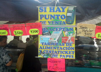 En el mercado de la Av Francisco de Miranda realizan este tipo de transacción