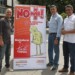 La exposición de 20 caricaturas del artista reflejan las diversas problemáticas que viven día a día los criollos.CORTESÍA