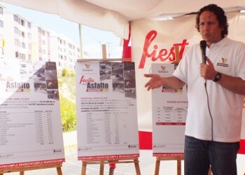 El alcalde Garcés realizó el lanzamiento oficial del plan desde el Urbanismo El Chorrito donde mil familias se beneficiarán con la recuperación de la vialidad