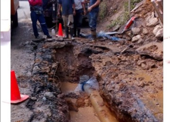 Hidrológica realiza los trabajos de exploración y reparación