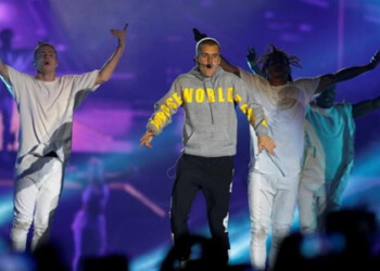 Bieber dio una gran demostración en el escenario