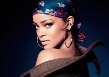 Rihanna eligió fotos suyas en donde luces atuendos de grandes marcas como Yves Saint Laurent y Gucci, y les agregó el rostro de la monarca