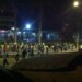 Funcionarios de la Guardia Nacional se trasladaron hacia la zona con tanquetas y funcionarios del Grupo Conas del cuerpo castrense.