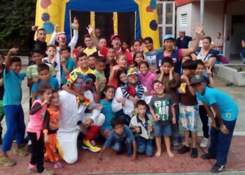 Niños disfrutaron su día con actividades organizadas por la Fundación Néstor Alejandro. Fotos: Deisy Peña