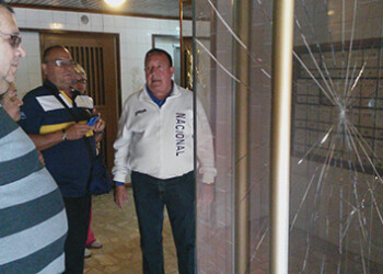 Alcalde recorrió las tres torres asaltadas por la GNB
