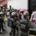 El grupo de manifestantes fue desplazado por la GNB