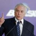 Temer repitió que se cometía un "crimen contra el Estado democrático de derecho".