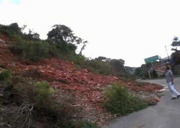 Deslizamientos que cubren canales completos de la Panamericana sin que ninguna autoridad los retiere.