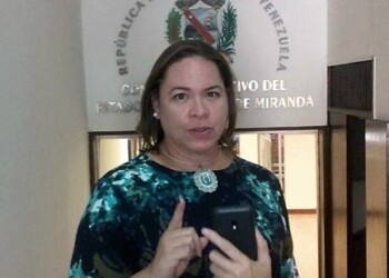 Parlamentaria Milagros Valera, representante de la fracción de Primero Justicia