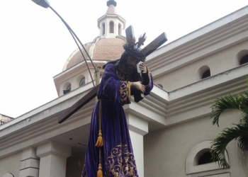 Durante tres meses fue restaurada la imagen de El Nazareno