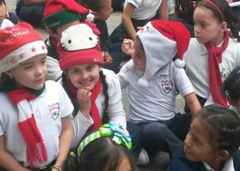 Con parrandón recibieron la navidad en la escuela Los Salias