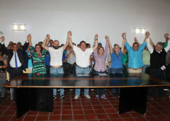 AD, Copei, UNT, MAS, Avanzada Progresista, IPP y Por Amor a Mi Pueblo se suman a la campaña del candidato opositor.