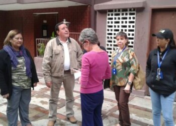 Alcalde recorrió las torres tras las reparaciones.