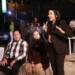 Solórzano acompañó a Rodríguez en la asamblea de ciudadanos en Llano Alto.