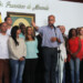 El gobernador estuvo acompañado por los 21 candidatos. Fotos: ALFREDO PEREIRA