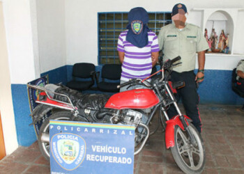 Policarrizal recupera moto robada