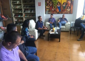 Hablaron sobre la responsabilidad social y el trabajo en pro de la comunidad, porque Medina busca resolver en el municipio