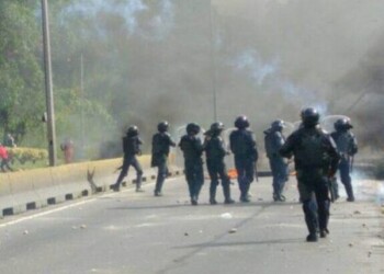 GNB y PNB dispersó protesta en km 2 de la Panamericana. Foto: Archivo