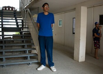 Jeison Rodríguez con 22 años, mide 2.35 metros su nombre se registró en el Libro Guinness World Records
