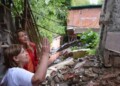 Alcaldesa visitó el fin de semana a los afectados