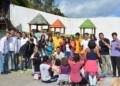 Jóvenes sanatoñeros llevaron la alegría del Carnaval a la Casa Hogar Ana