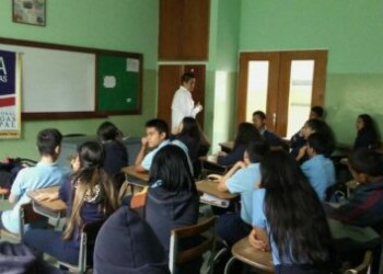 ONA Los Salias dictó taller sobre prevención del delito y valores en dos escuelas sanantoñeras
