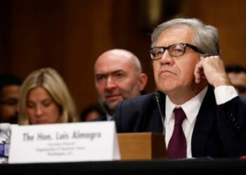Organization of American States President Luis Almagro testifies before a Senate Foreign Relations Subcommittee on the ongoing crisis in Venezuela on Capitol Hill in Washington, U.S., July 19, 2017. REUTERS/Aaron P. Bernstein