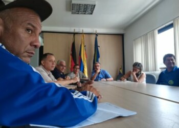 Reunión de transportistas con el alcalde de Los Salias.