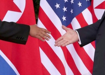 El apretón de manos entre Trump y Kim Jong Un