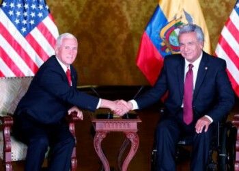 Venezuela y la relación comercial centrarán la parada de Pence en Ecuador