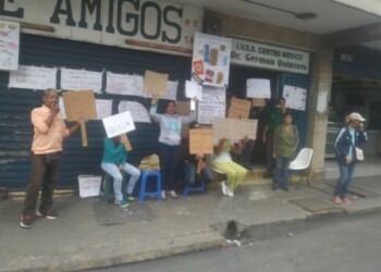 Protesta del miércoles en ambulatorio de Los Teques