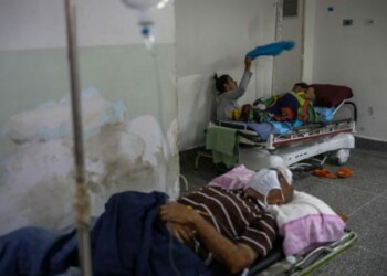 Hospitales venezolanos colapsados. Foto EFE