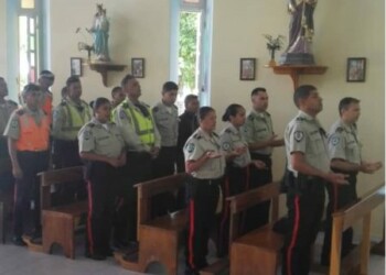 Con misa y ofrendas celebraron Día del Policía en Los Salias