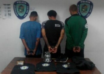 Polisalias capturó a trio de delincuentes tras hurtar en vivienda en Las Polonias