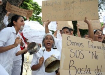 Enfermeras harán "pancartazo" y trabajadores de Corpolec paro nacional