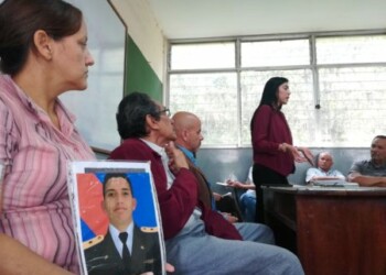 Arelis Sergio, madre de unos de los 180 militares presos por razones políticas