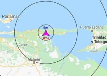 Un sismo de magnitud 6,3 se registra en Venezuela
