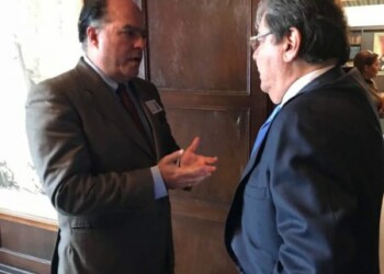Canciller de Colombia Carlos Holmes Trujillo recibió a Borges para garantizarle el apoyo de su gobierno