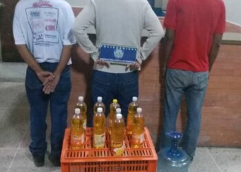 Cae trio hamponil por hurto en la empresa Crispi