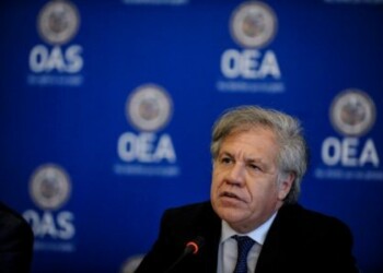 OAS General Secretary Luis Almagro participates in the Organization of American States (OAS) news conference with a panel of independent international experts who will present their conclusions and recommendations on "whether crimes against humanity have been committed in Venezuela", in Washington, U.S., May 29, 2018. REUTERS/Mary F. Calvert