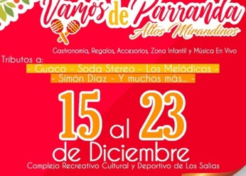 “Vamos de Parranda” será la feria de stand más grande de Altos Mirandinos en diciembre