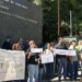 Protesta en el km 11 de la Panamericana