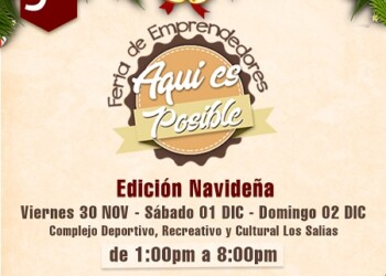 Los Salias enciende la Navidad con la V Feria de Emprendedores “Aquí es Posible”