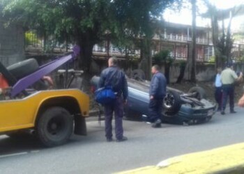 Accidente registrado en la carretera Panamericana